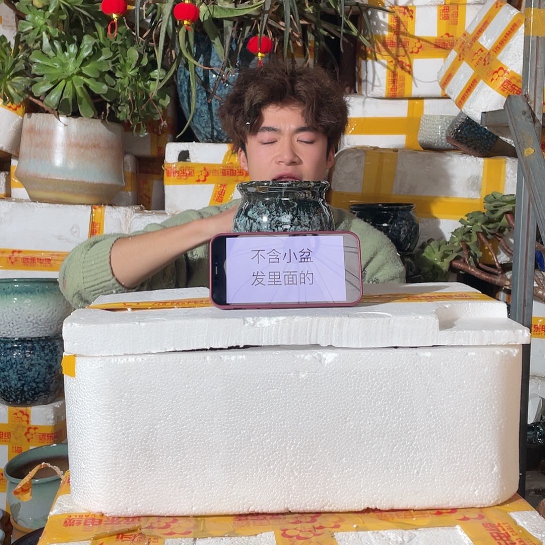 红陶宜兴紫砂花盆1