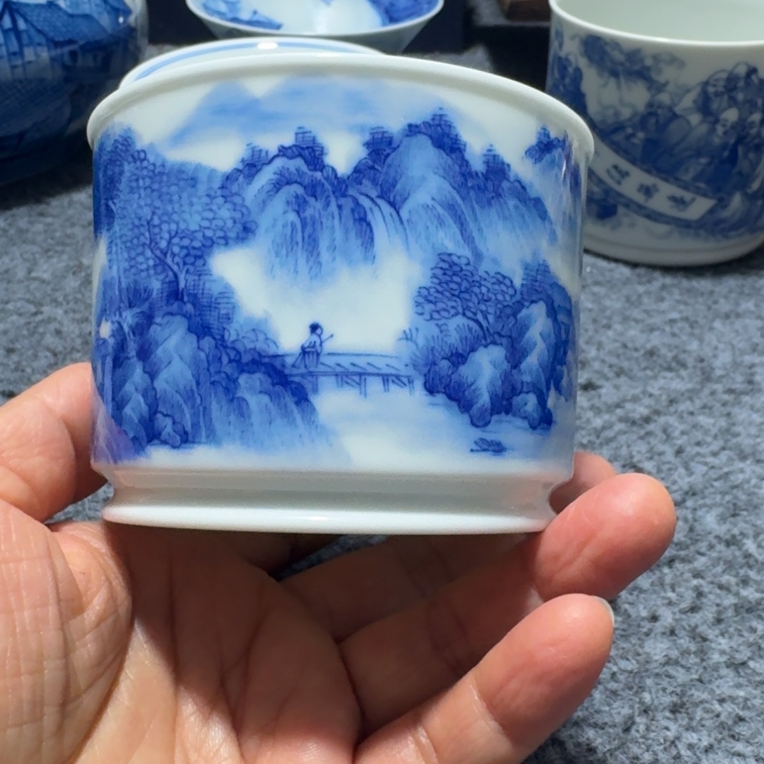 现代景德镇陶瓷手绘茶具