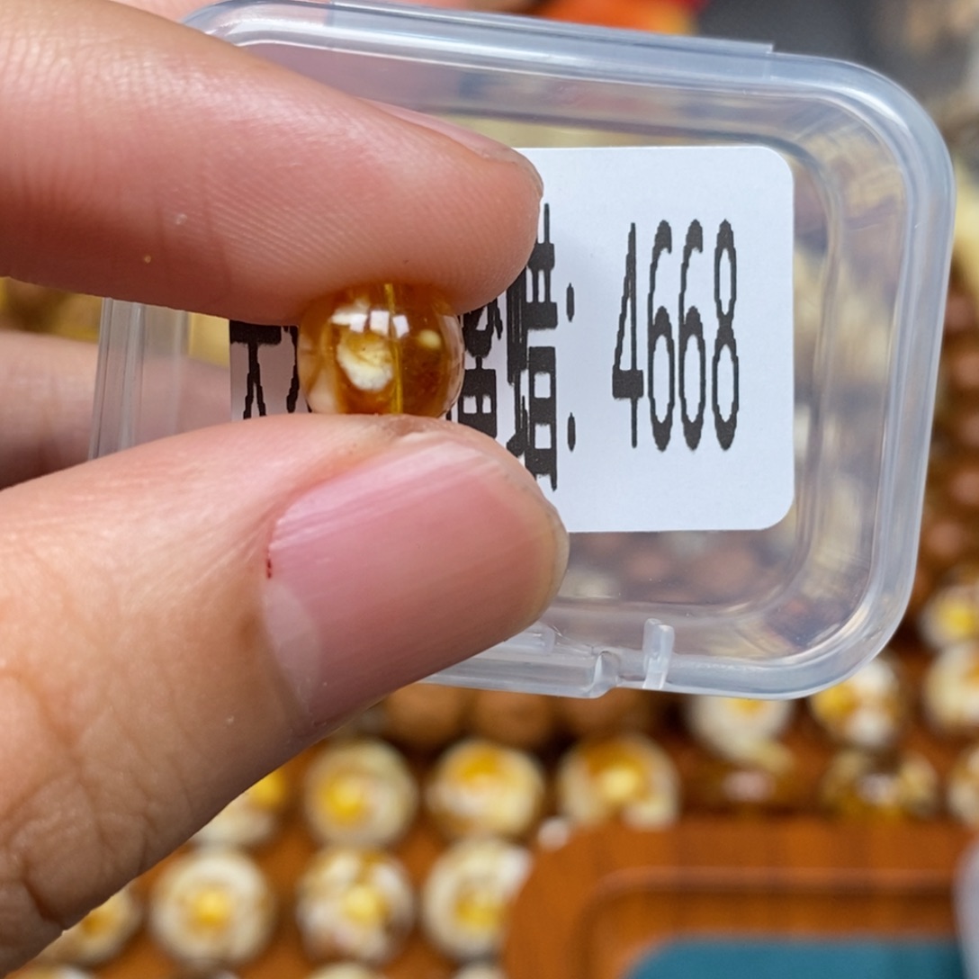 蜜蜡未镶嵌珠宝奇石4668