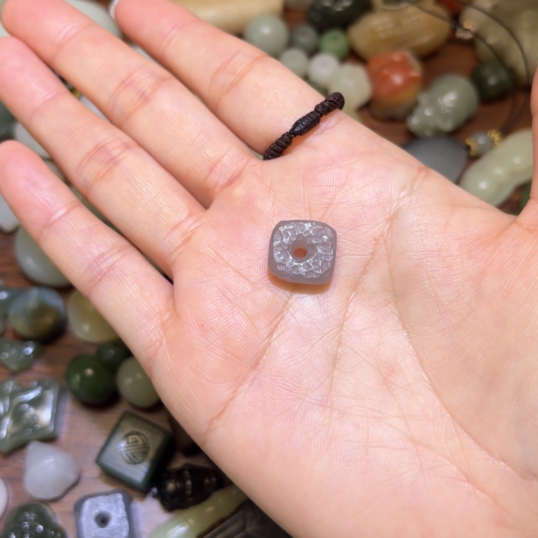 和田玉珠宝半成品未镶嵌我***丹