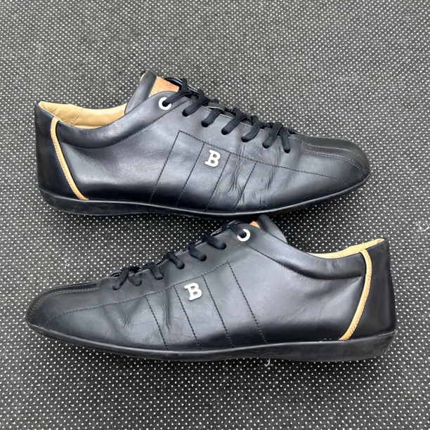 95新 BALLY/巴利 43码 28cm 巴利 黑色 休闲鞋 成色新