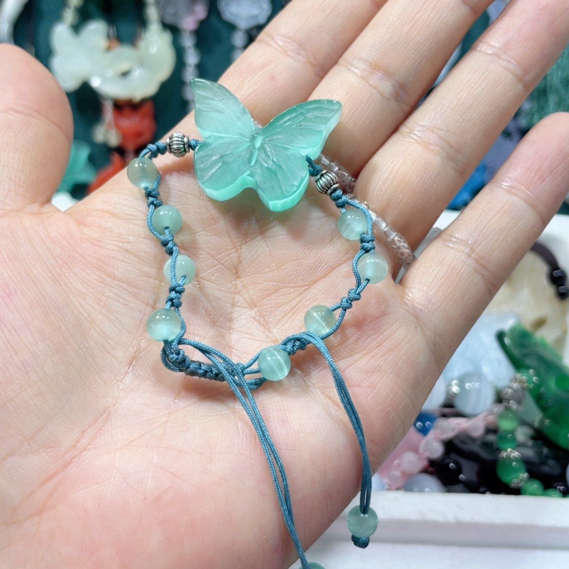 【闪购商品】未镶嵌岫玉颈饰56手牌