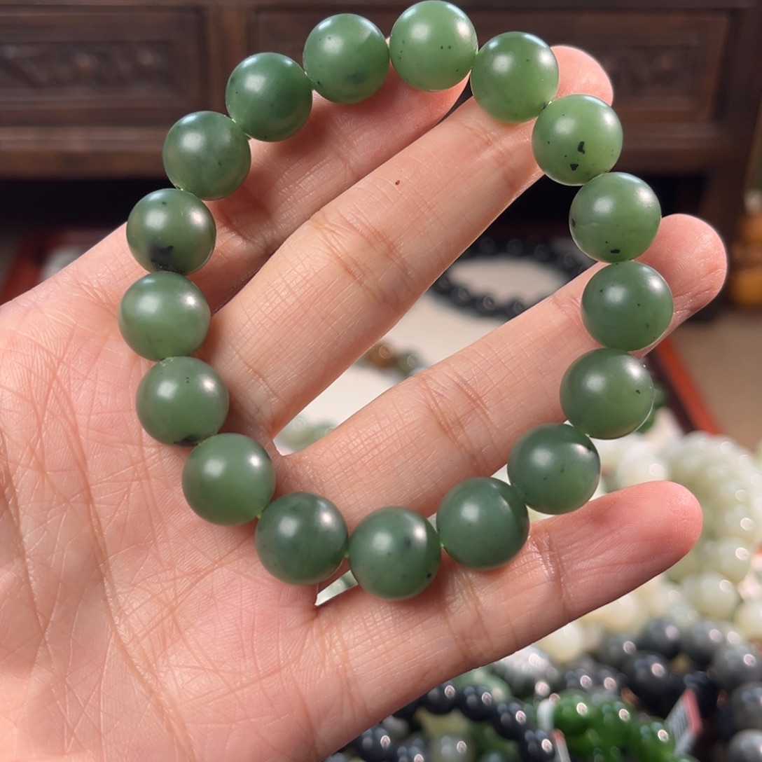 和田玉未镶嵌手链