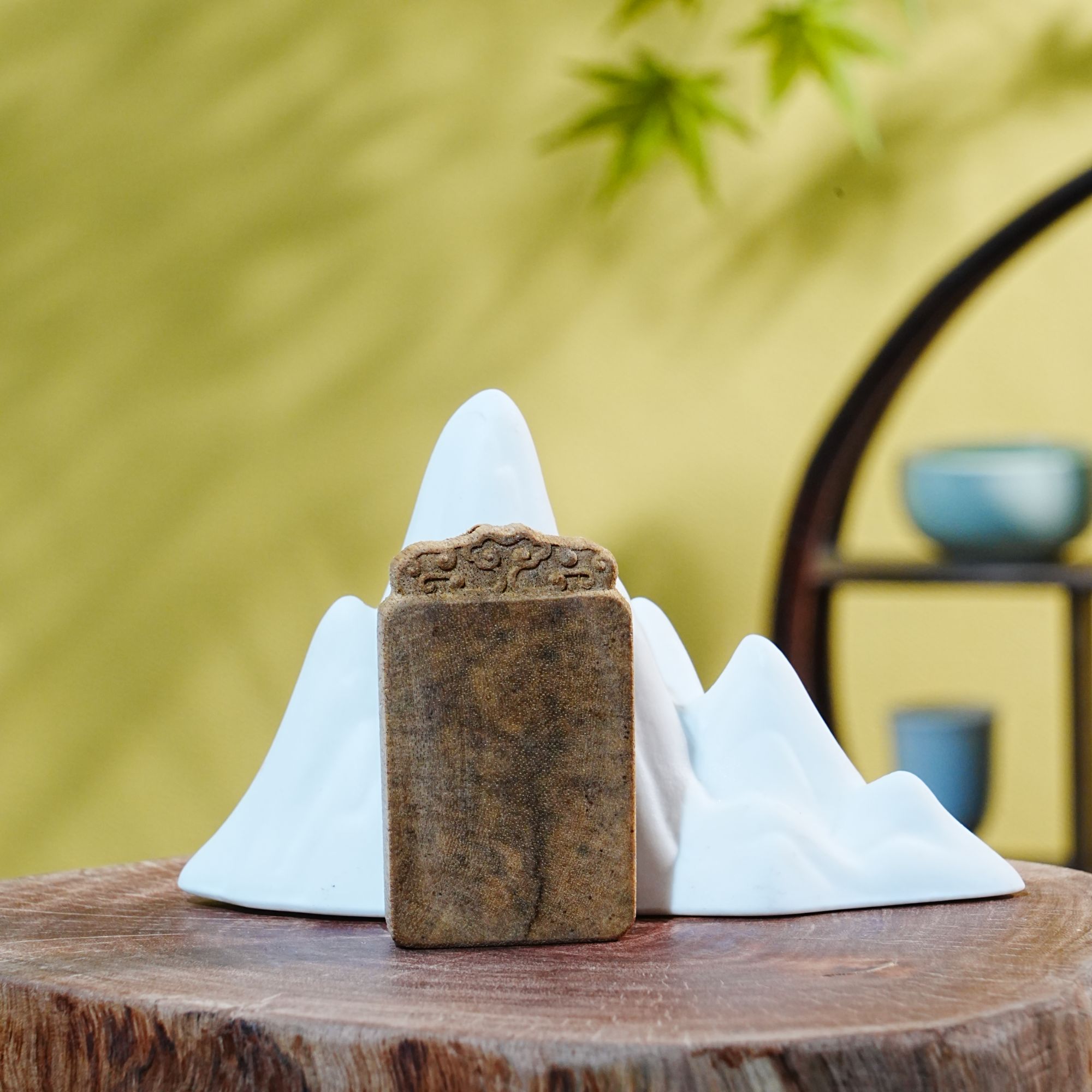 【毕业级】越南虎斑奇楠如意云纹牌 5.1x3.1x1cm 13g 251109027  F