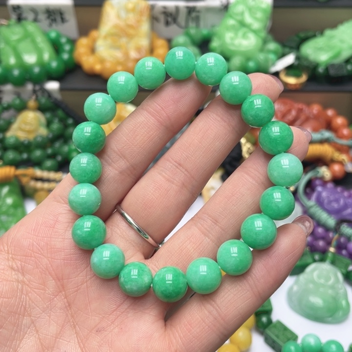 翡翠未镶嵌手链手链16