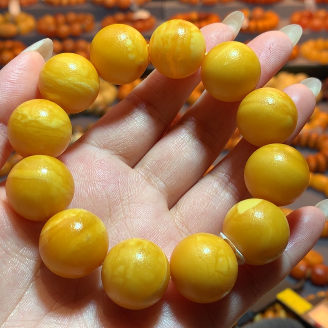 【闪购商品】手串蜜蜡未镶嵌蜜蜡手串