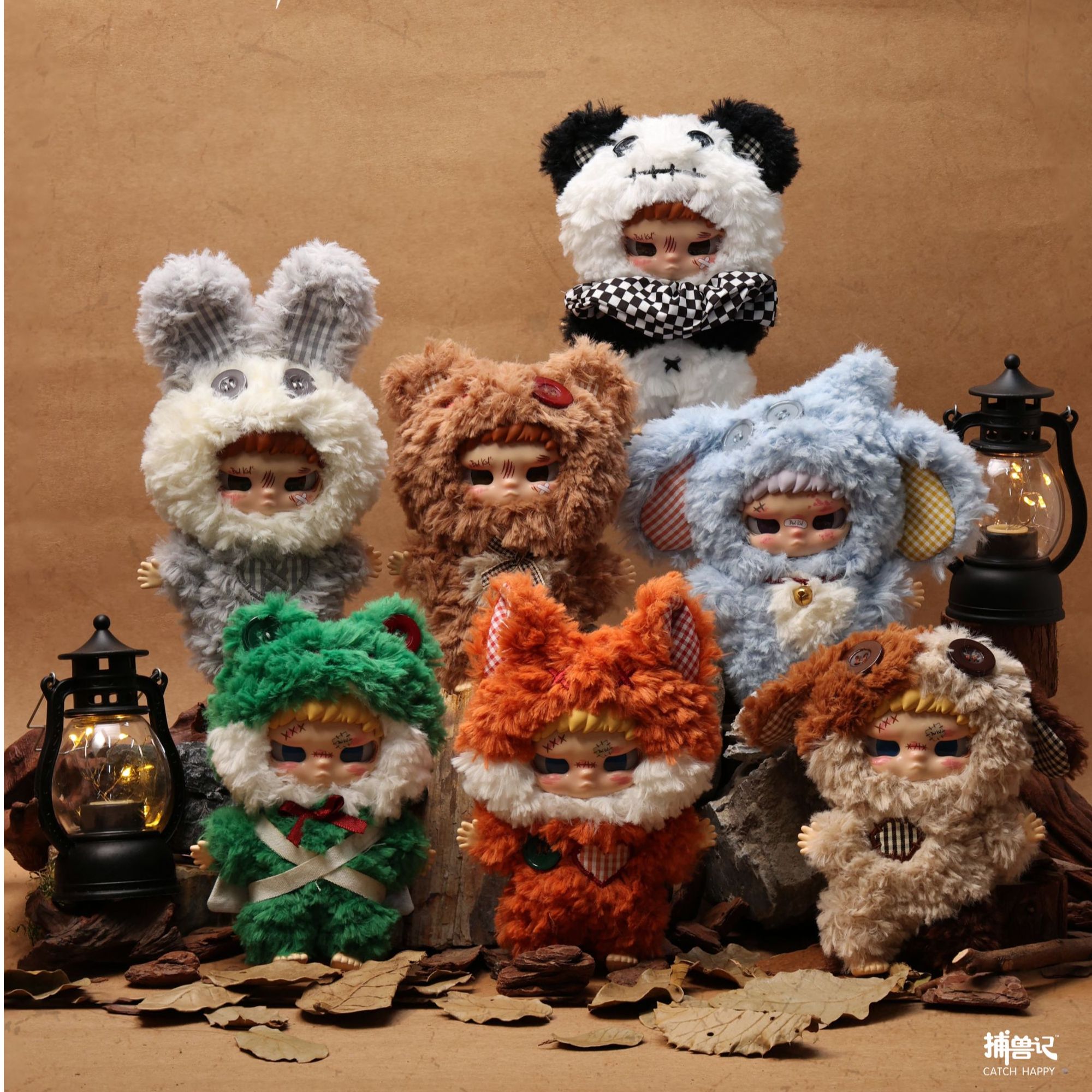 AYORTOYSX捕兽记「叛·乐园」系列盲盒坏小孩 Kippo搪胶毛绒玩偶盲盒商品图