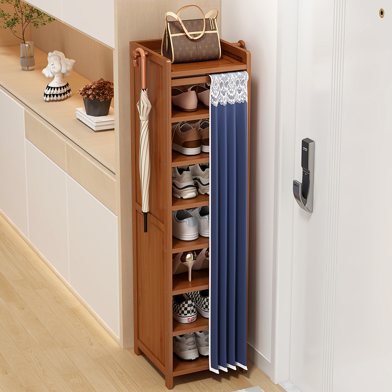 鞋柜走廊鞋架小型超窄多层门口进门落地入户简约家用鞋架子大容量