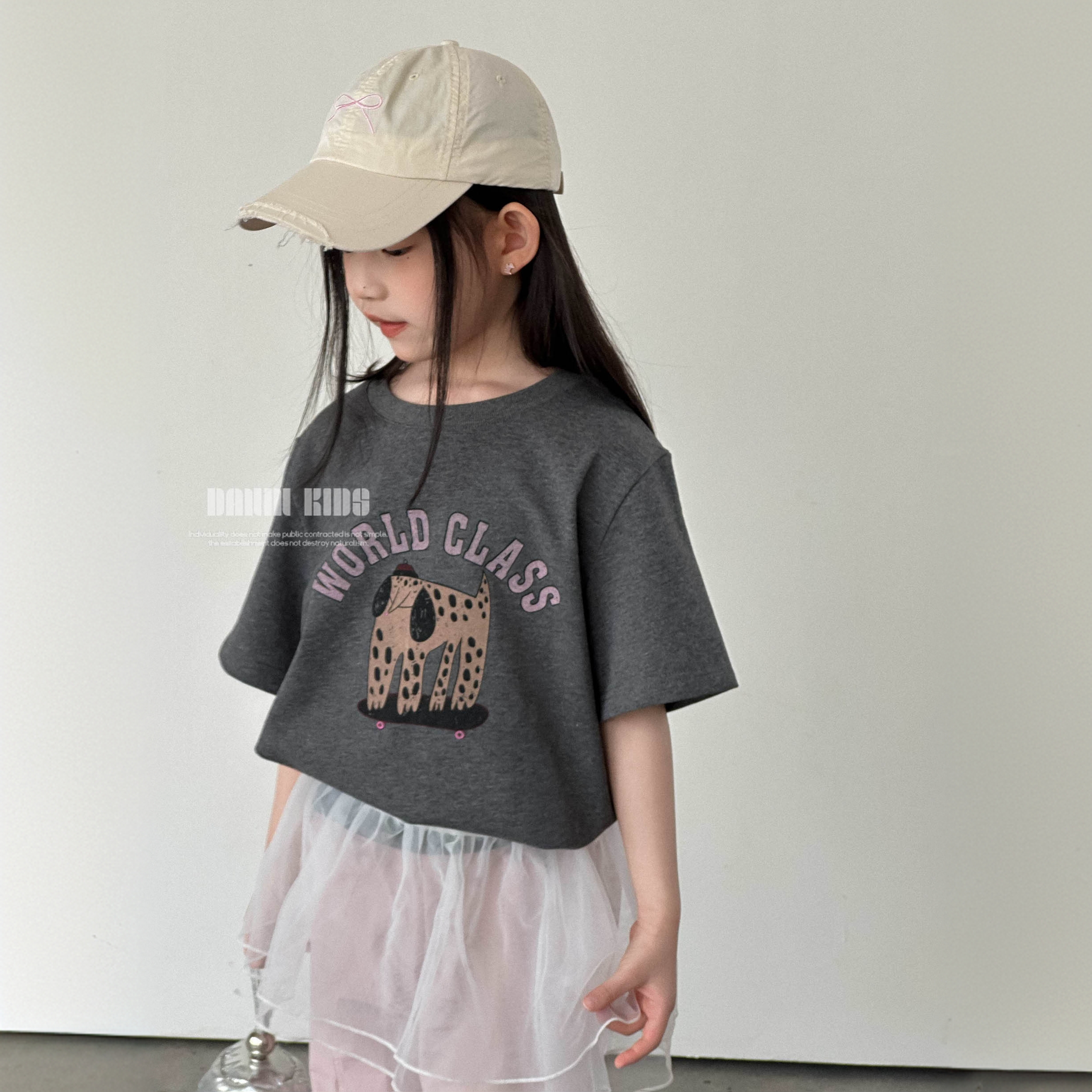 【嗒囜】230G双面精棉！直喷数码印花专柜工艺 女童夏季新款短袖T恤