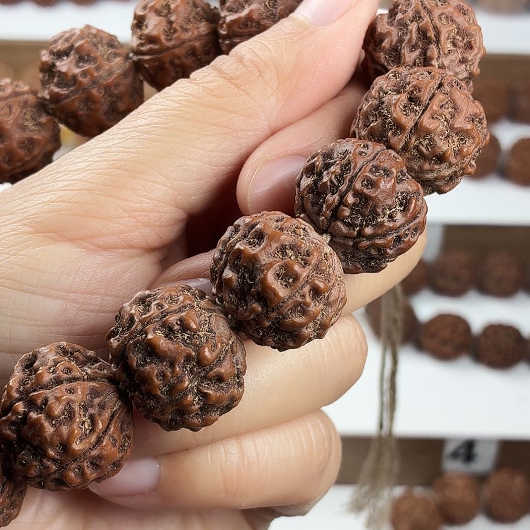 金刚菩提手串原生态精品千金盘龙