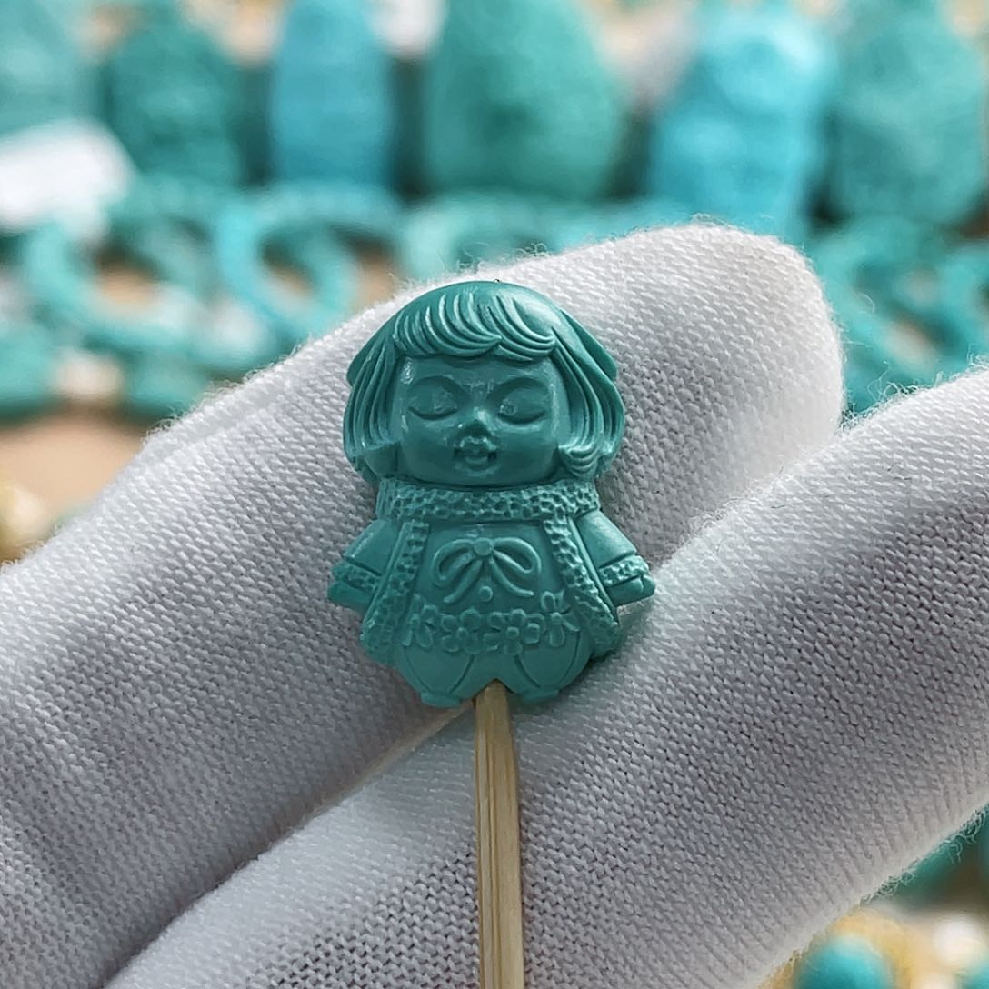 绿松石珠宝奇石未镶嵌