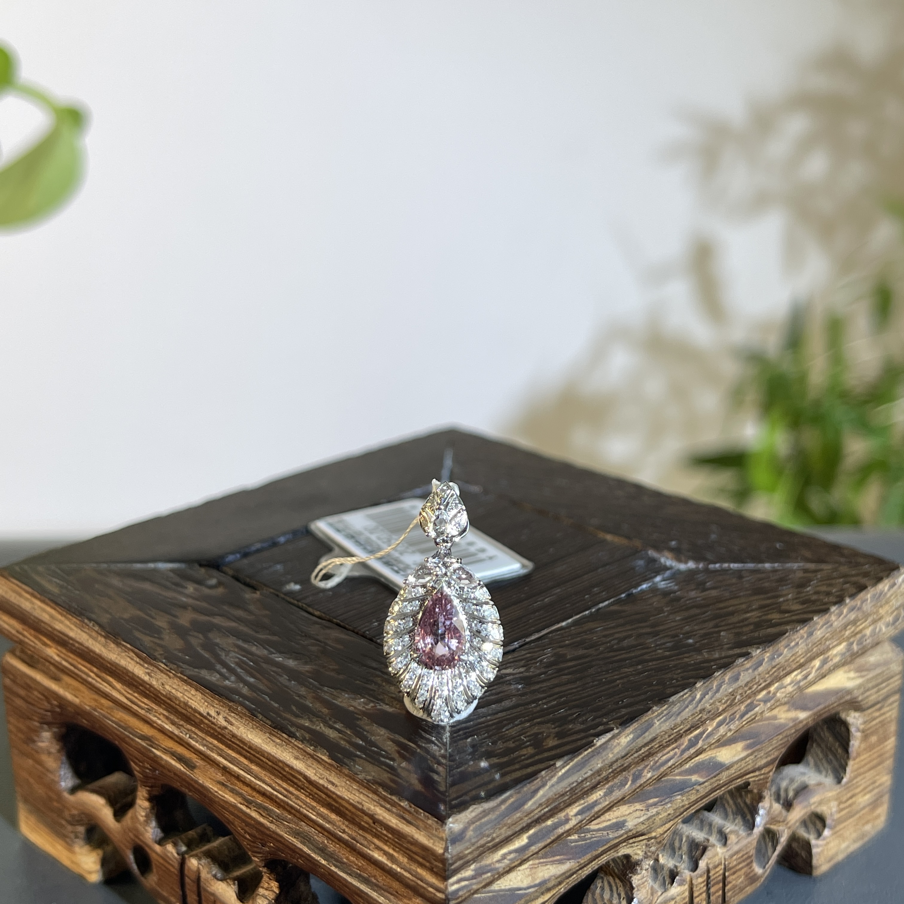 JTA13-138 18K无烧帕帕拉恰吊坠