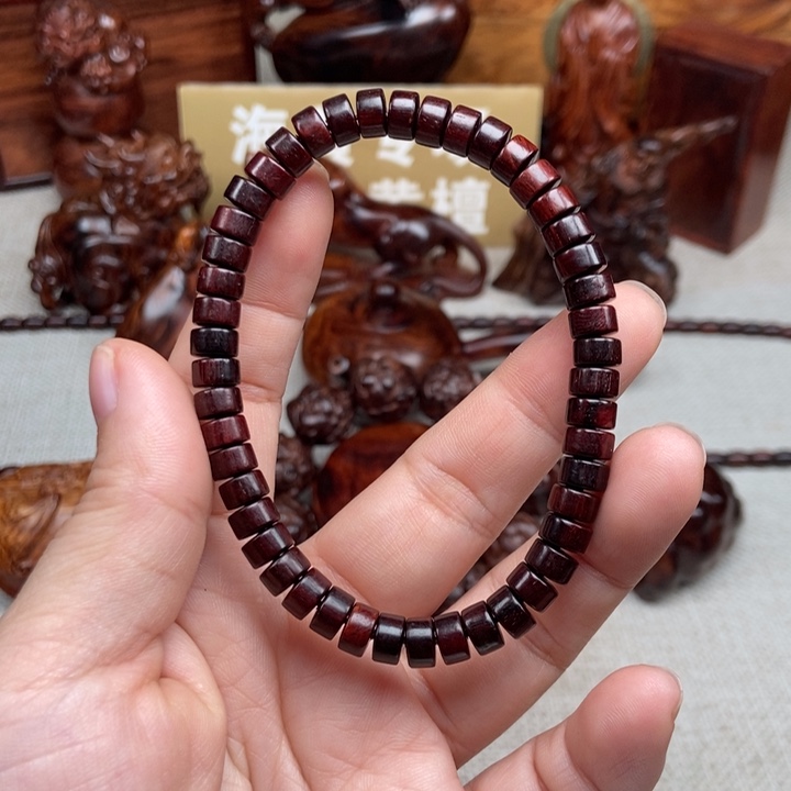 花梨木类端景台印度小叶紫檀铜钱珠