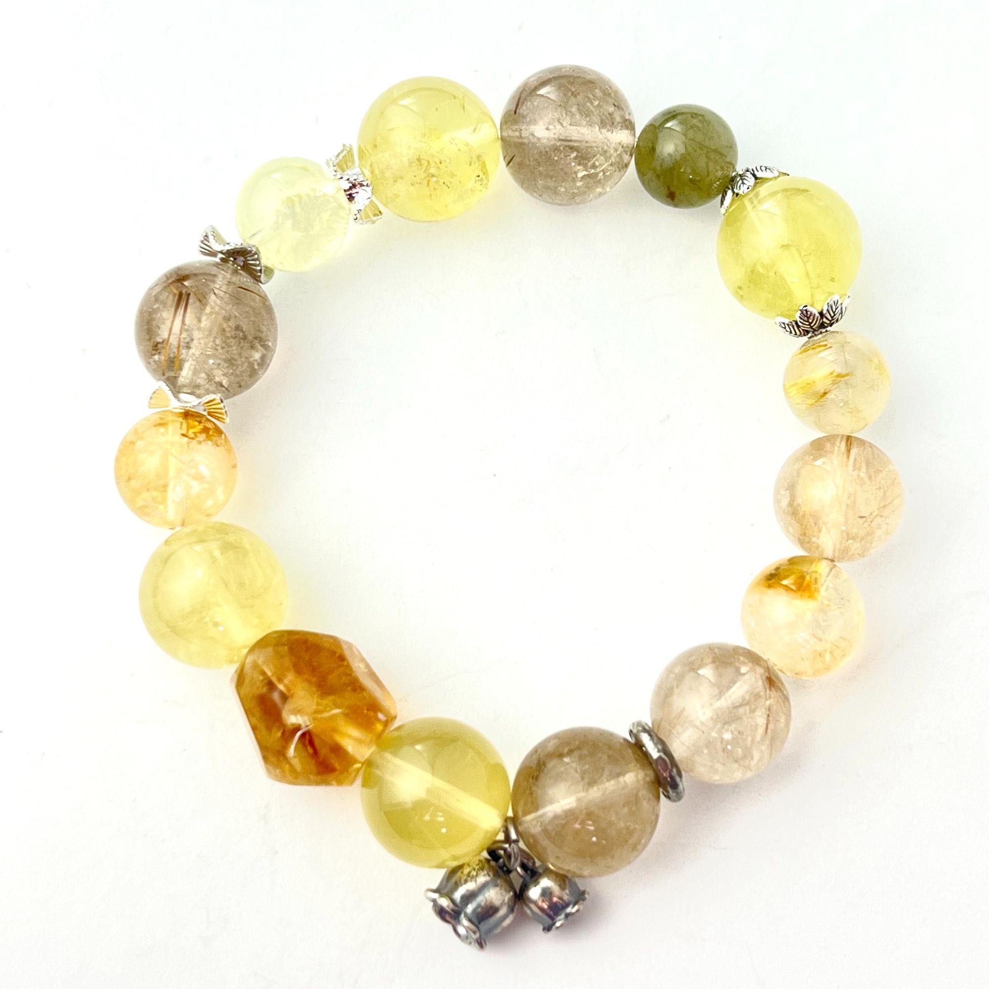 【大兵甄选】狮子黄色水晶 招财纳福水晶手串手链 多样性发其一