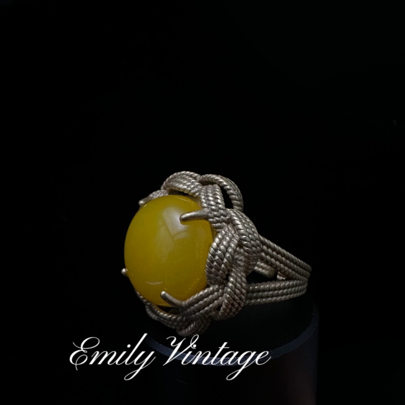 铜合金树脂戒指 【2774】Emily Vintage珍藏款