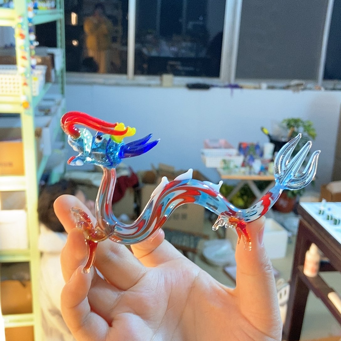 琉璃手工艺品花龙