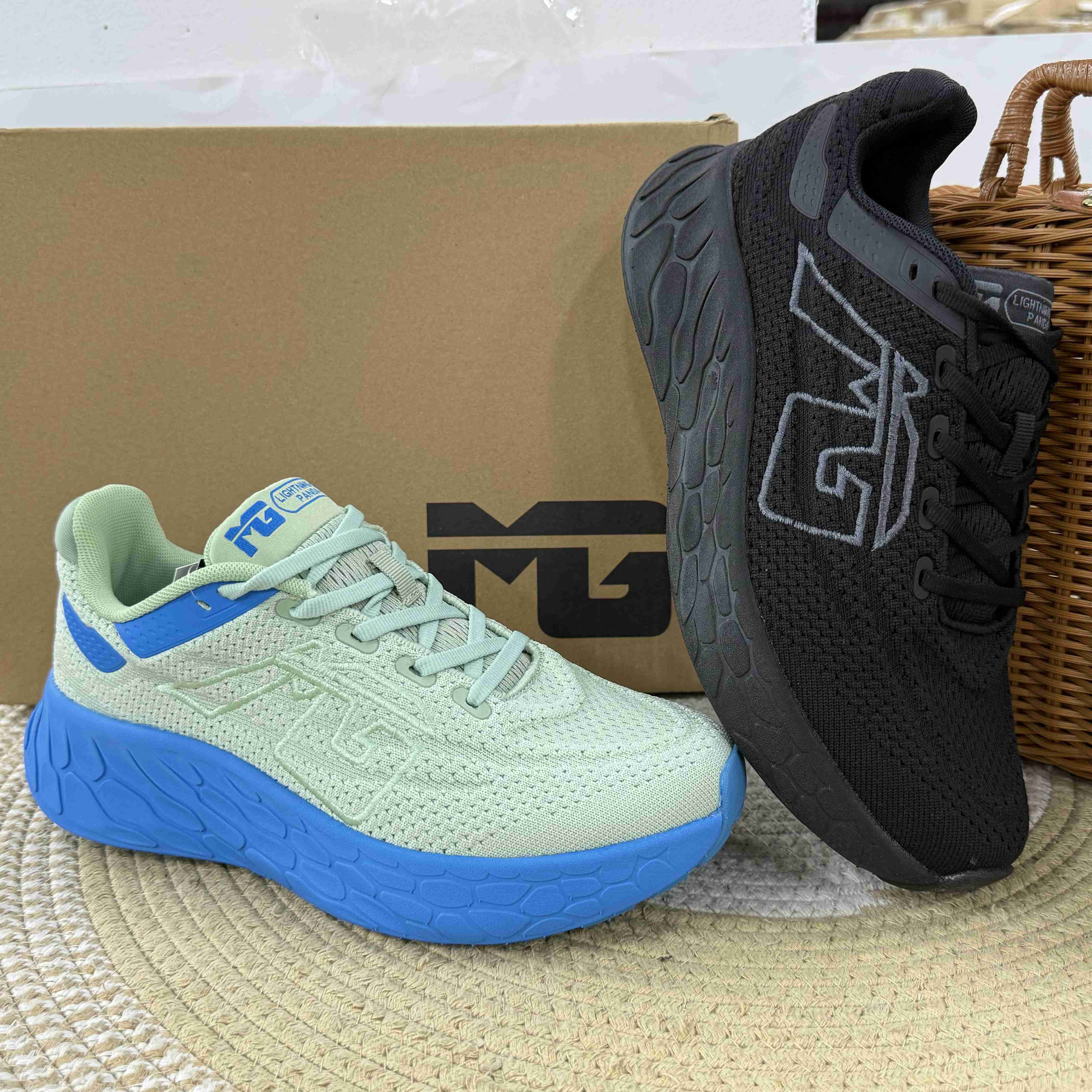 D917(运动码）男鞋 潮流夏季新款低帮网面轻便舒适休闲运动鞋1仓