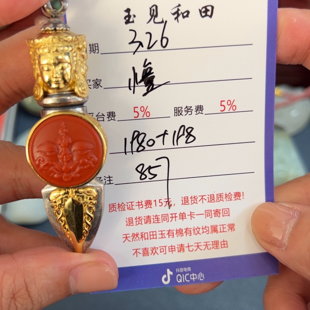 南红玛瑙银S925镶嵌颈饰憧*