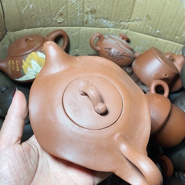 全手工制作宜兴紫砂茶壶