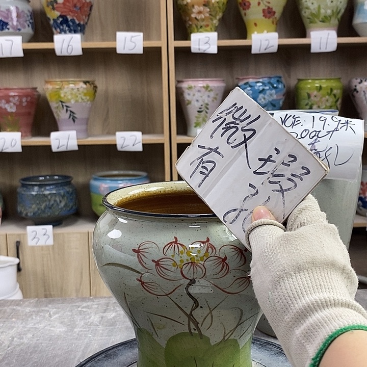 缸12xc景德镇陶瓷花盆