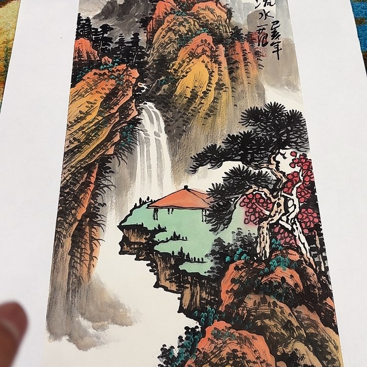 国画姜国华先生国际原作