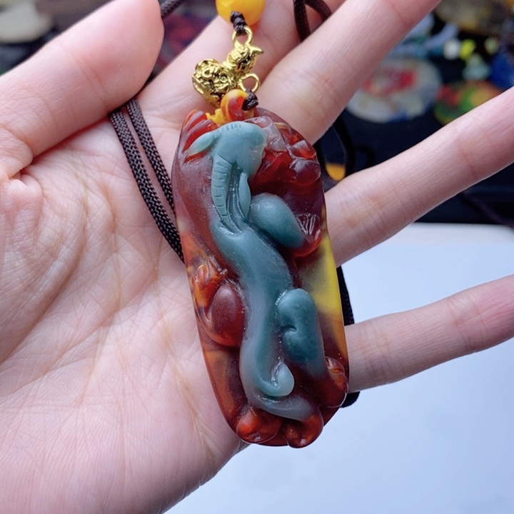 蜜蜡颈饰未镶嵌216套装