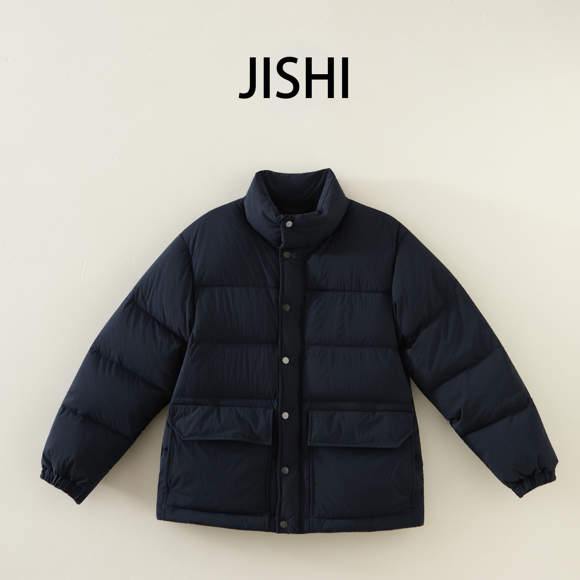 既是JISHI秋冬加厚短款复古轻奢羽绒服女款爆款2025新款YRF024
