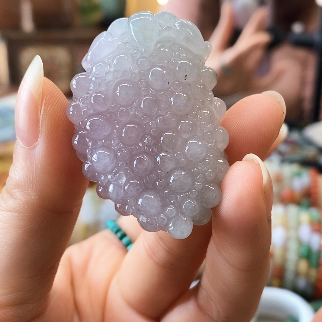 翡翠颈饰未镶嵌翡翠挂件