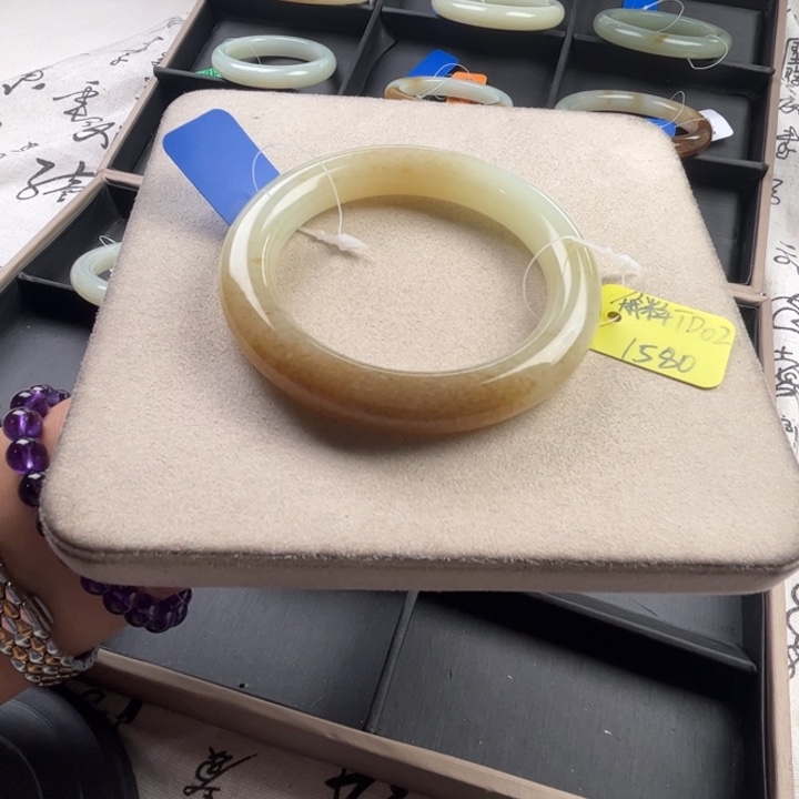 未镶嵌手镯和田玉玲珑美镯58