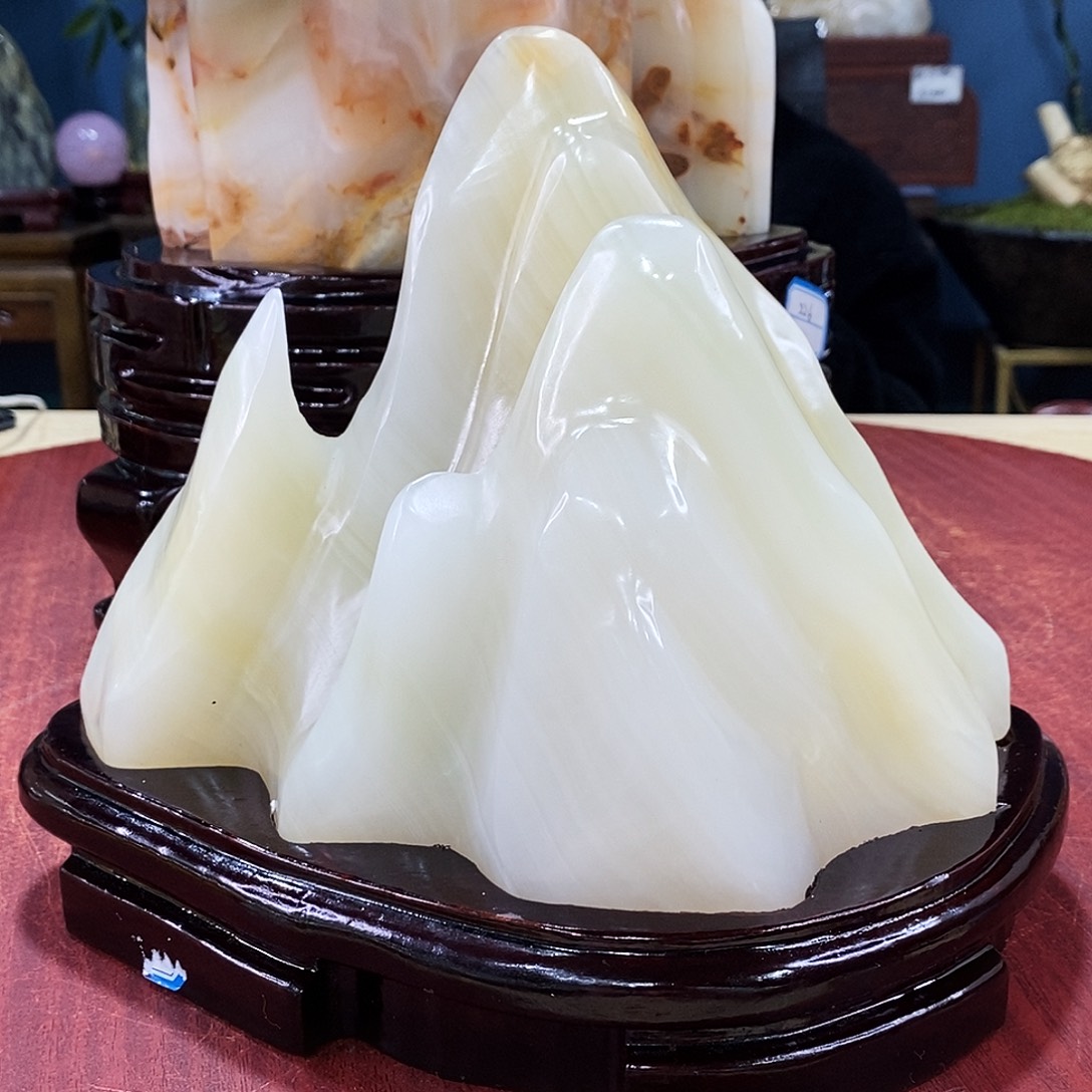 玉天然玉石摆件制作