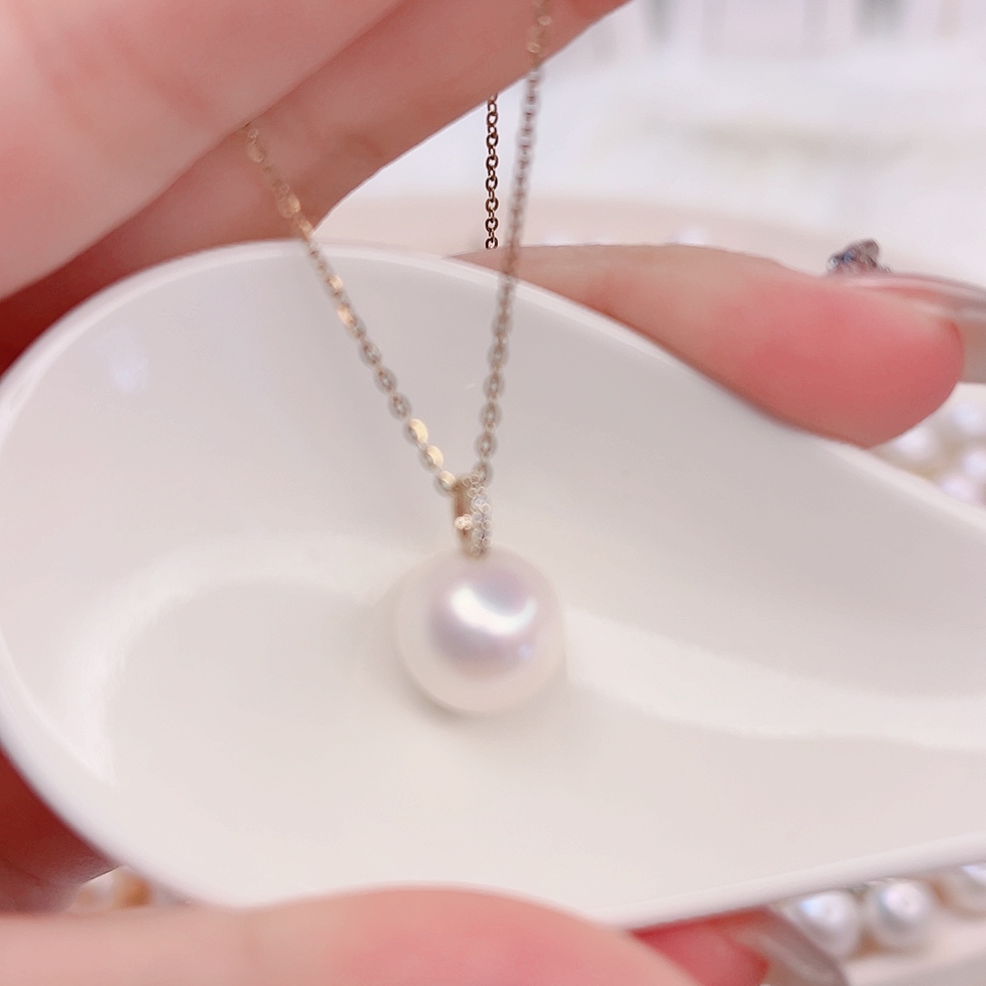 未镶嵌淡水珍珠吊坠(赠链)