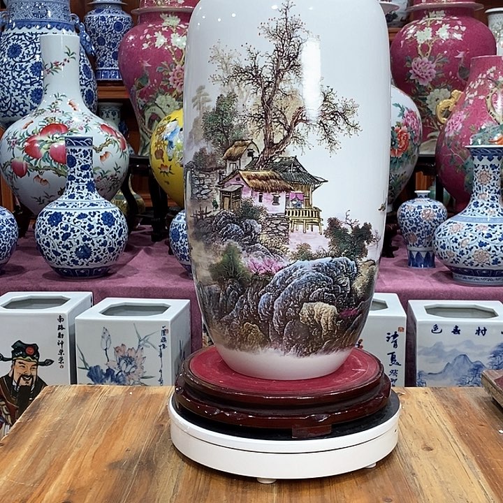 景德镇陶瓷花瓶摆件我