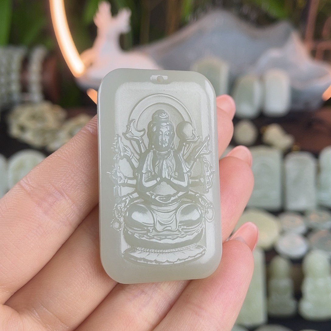 和田玉颈饰未镶嵌