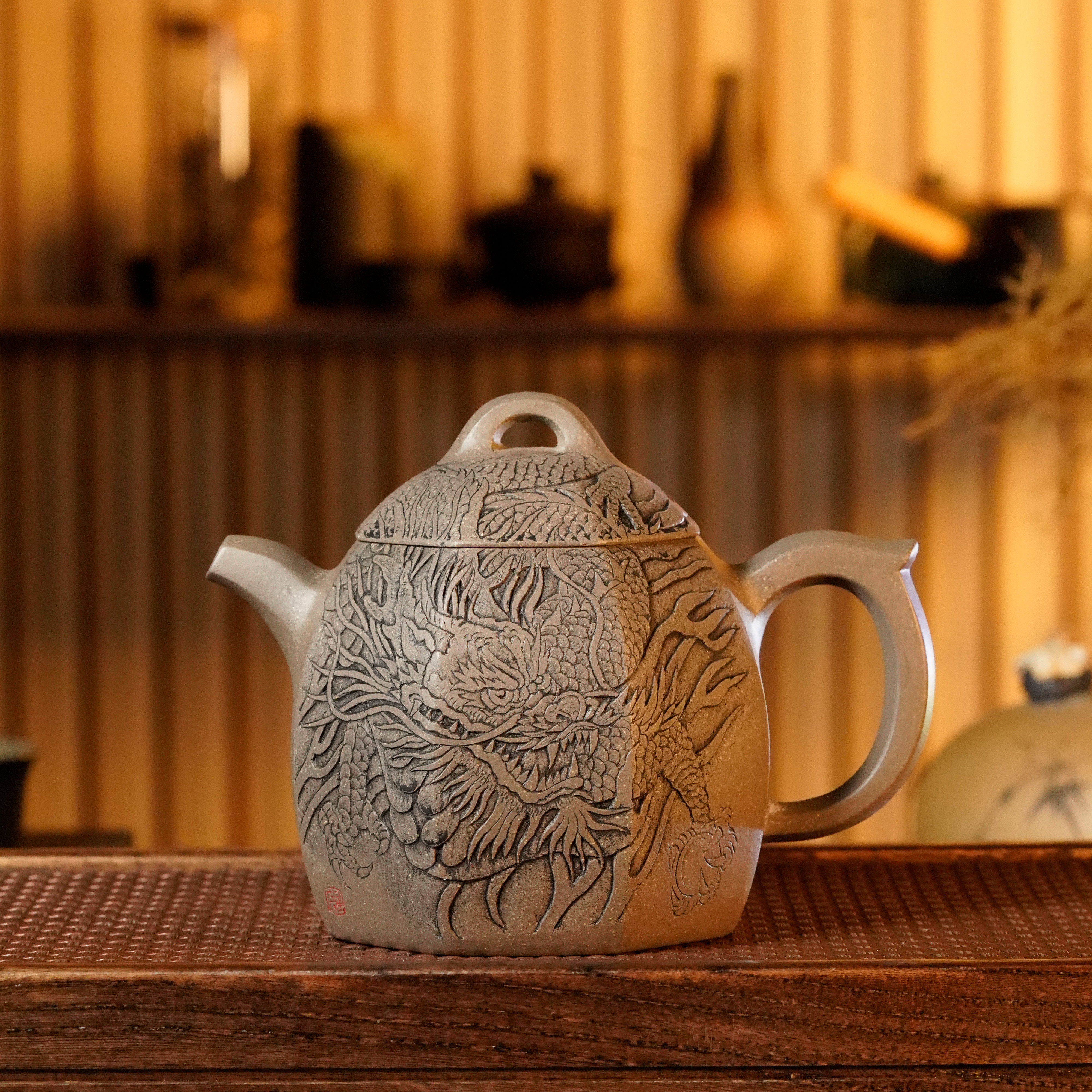 LLK-010 李立科    宜兴手工紫砂   八方秦权