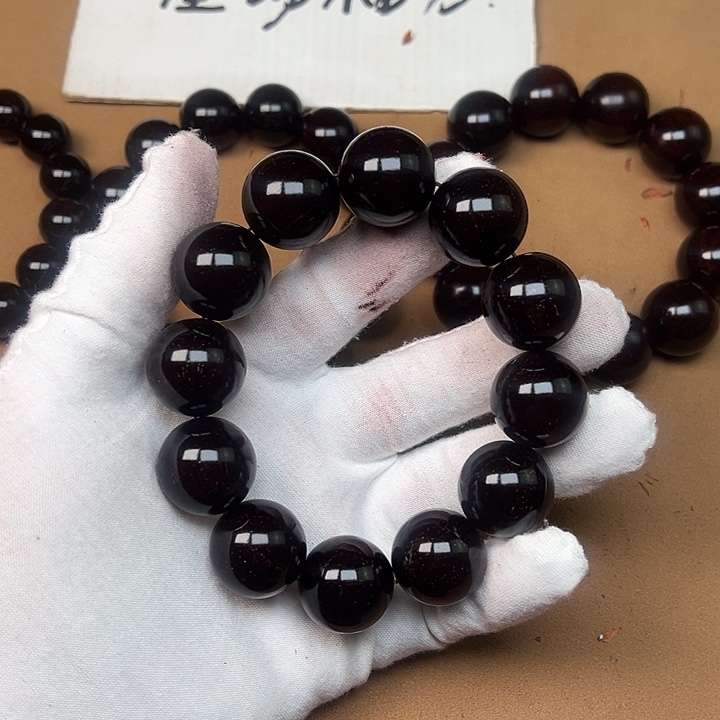 小叶紫檀手串/手链2.0*12 细多星