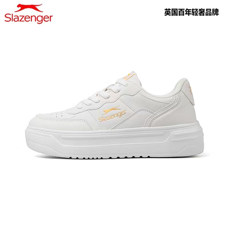  【英国Slazenger】百年轻奢品牌新款休闲百搭时尚小白鞋S96