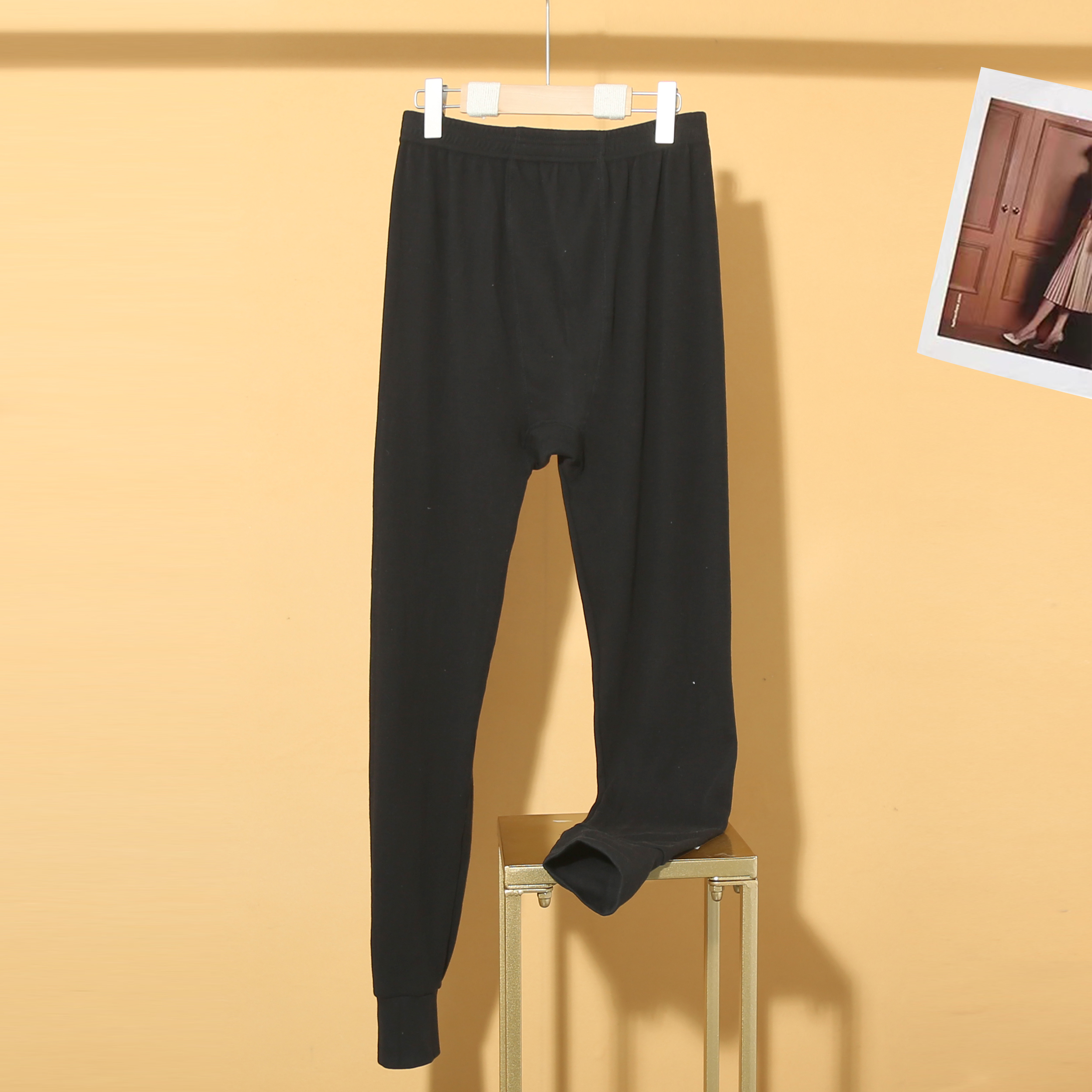 男士时尚春秋冬季舒适纯色简约保暖秋裤6D911(不分裤长、不分标)