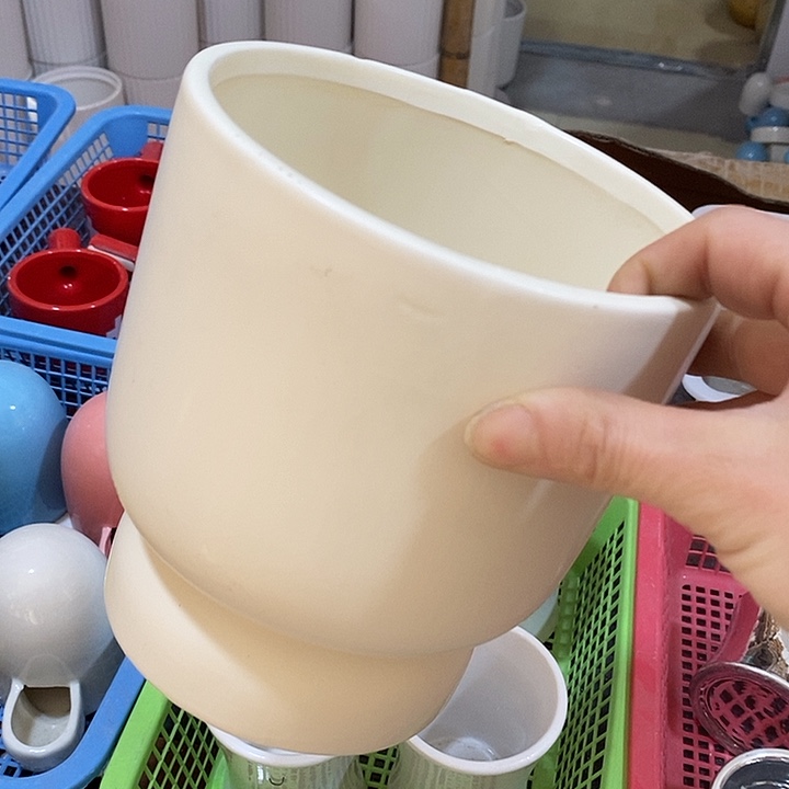 摆件陶陶盆有孔 瑕疵介意勿拍