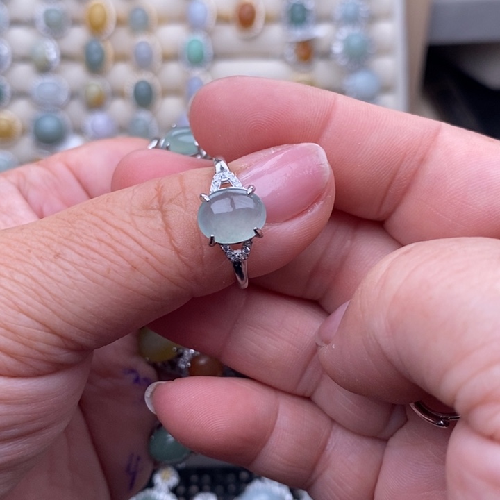 未镶嵌戒指翡翠糖*缅甸