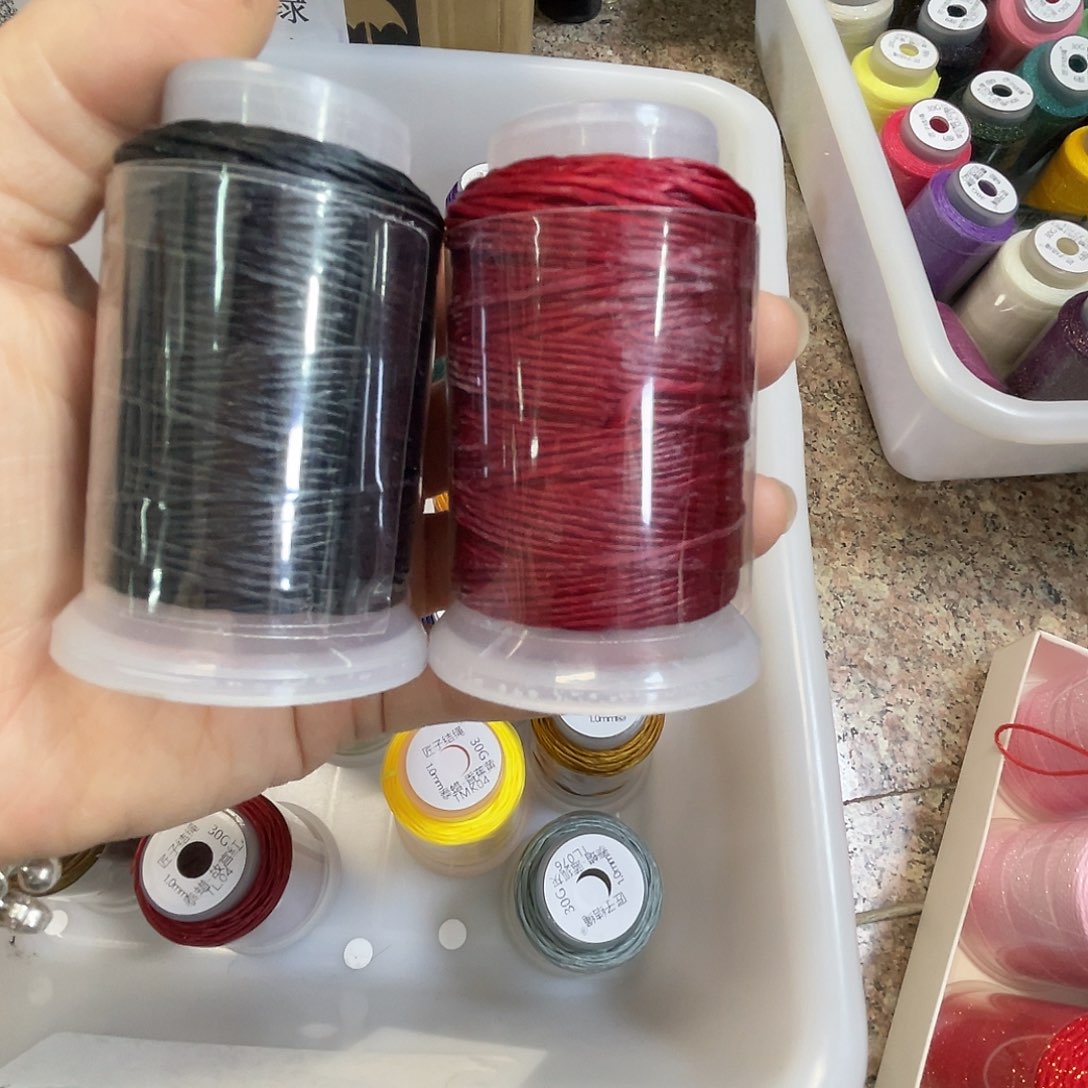 聚酯纤维1.0泰蜡30克纯黑朱草