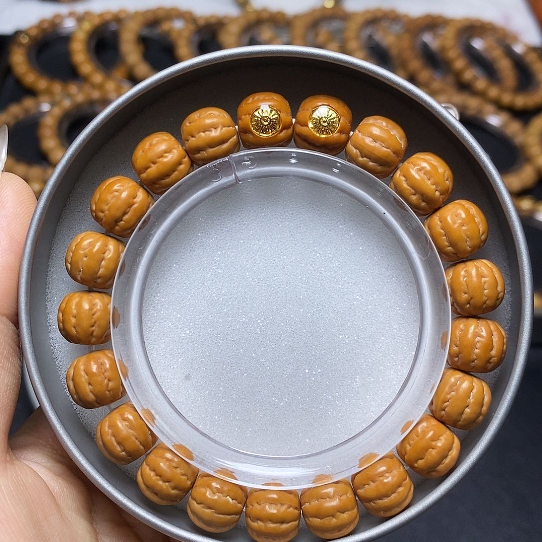 猴头核桃手串双标京八棱尺寸11+全品单号345号