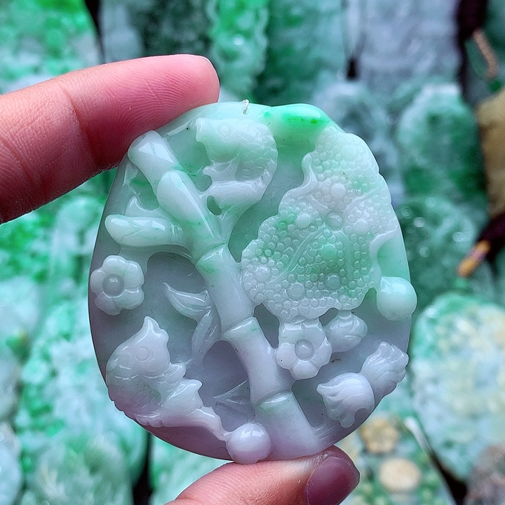 翡翠吊坠(不含链)未镶嵌