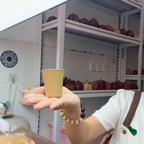 本山绿泥茶案闻香杯闻香杯