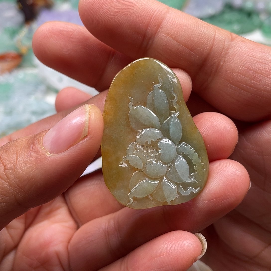 颈饰未镶嵌翡翠翡玉缘翡翠