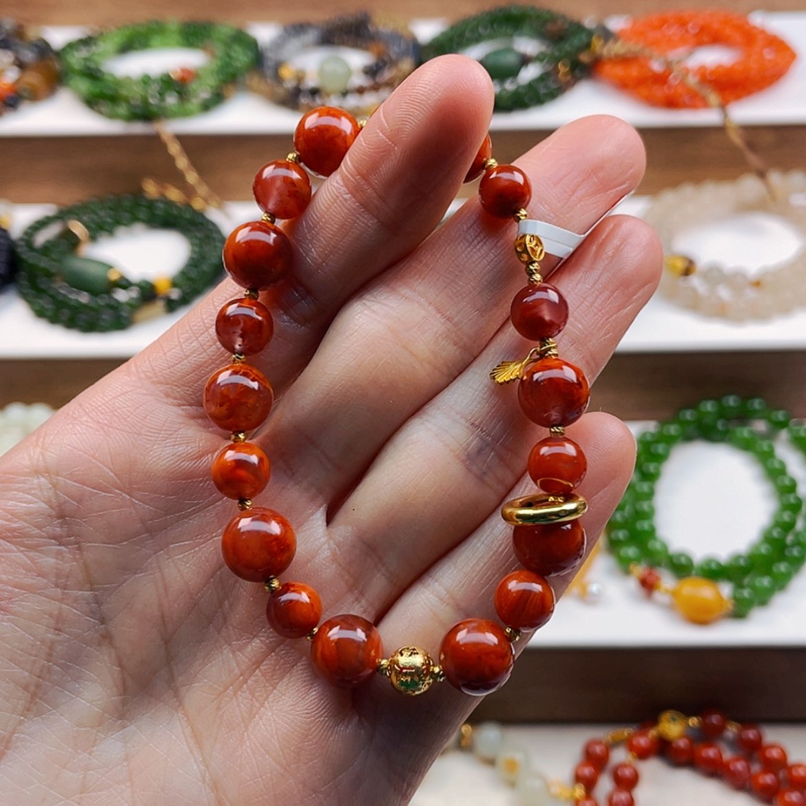 【闪购商品】南红玛瑙手串未镶嵌