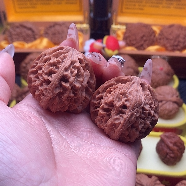 桃核把件41原装苹果圆全品毕业对