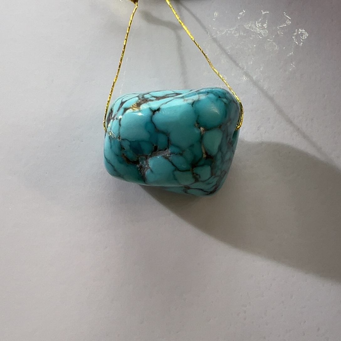 绿松石未镶嵌挂件