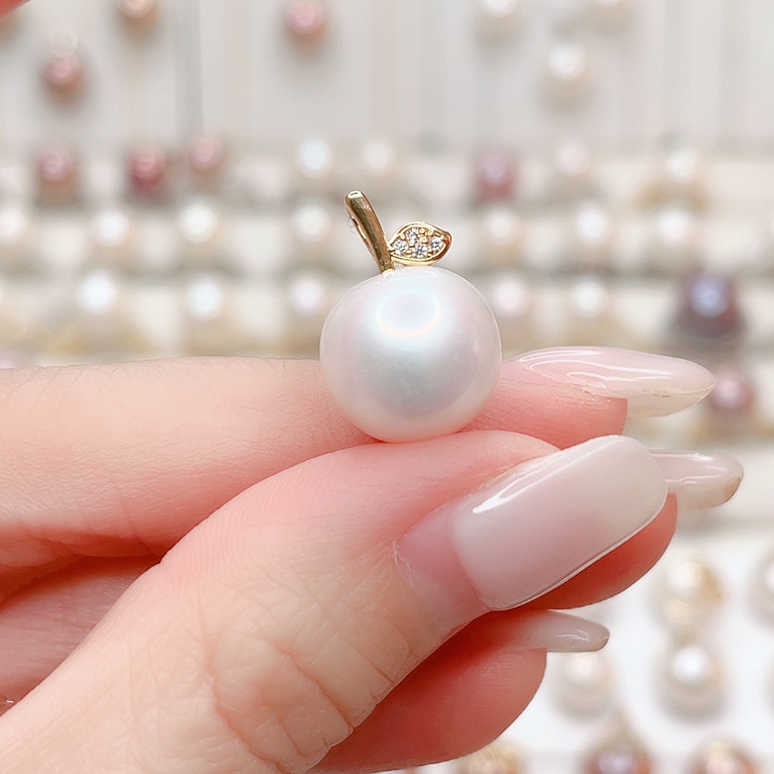 淡水珍珠吊坠(赠链)合金