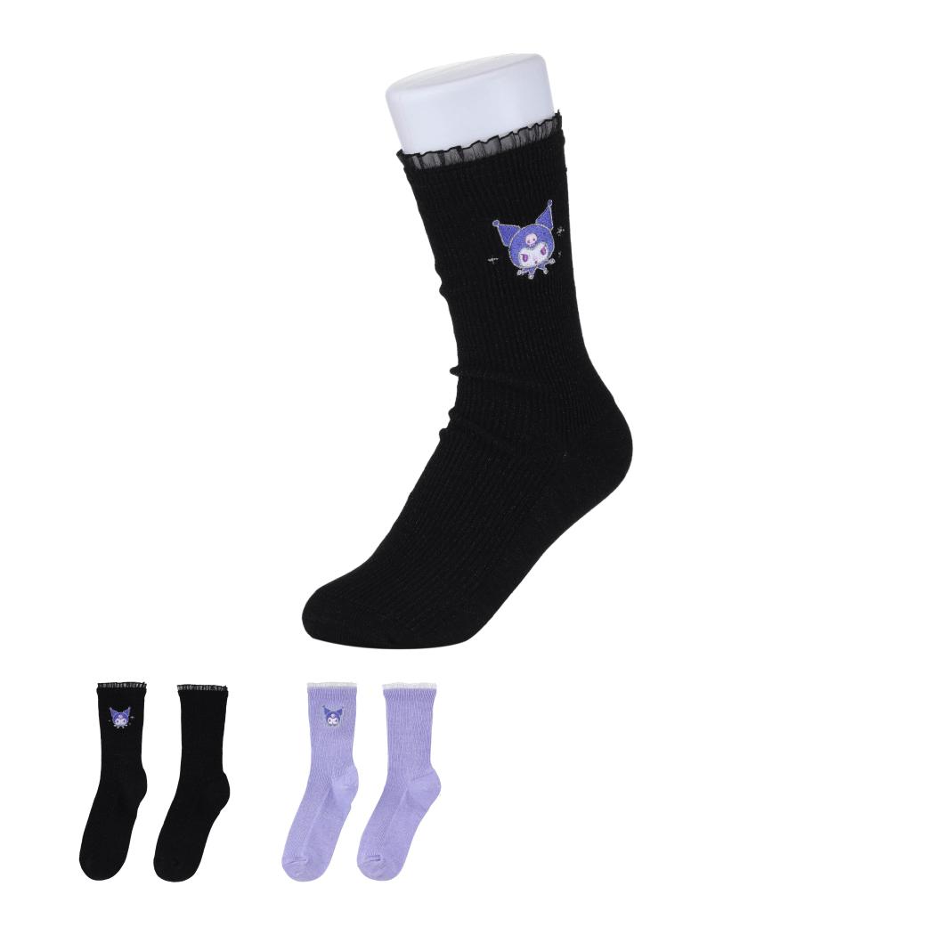 Kuromi闪闪派对系列蕾丝长袜（款式随机）