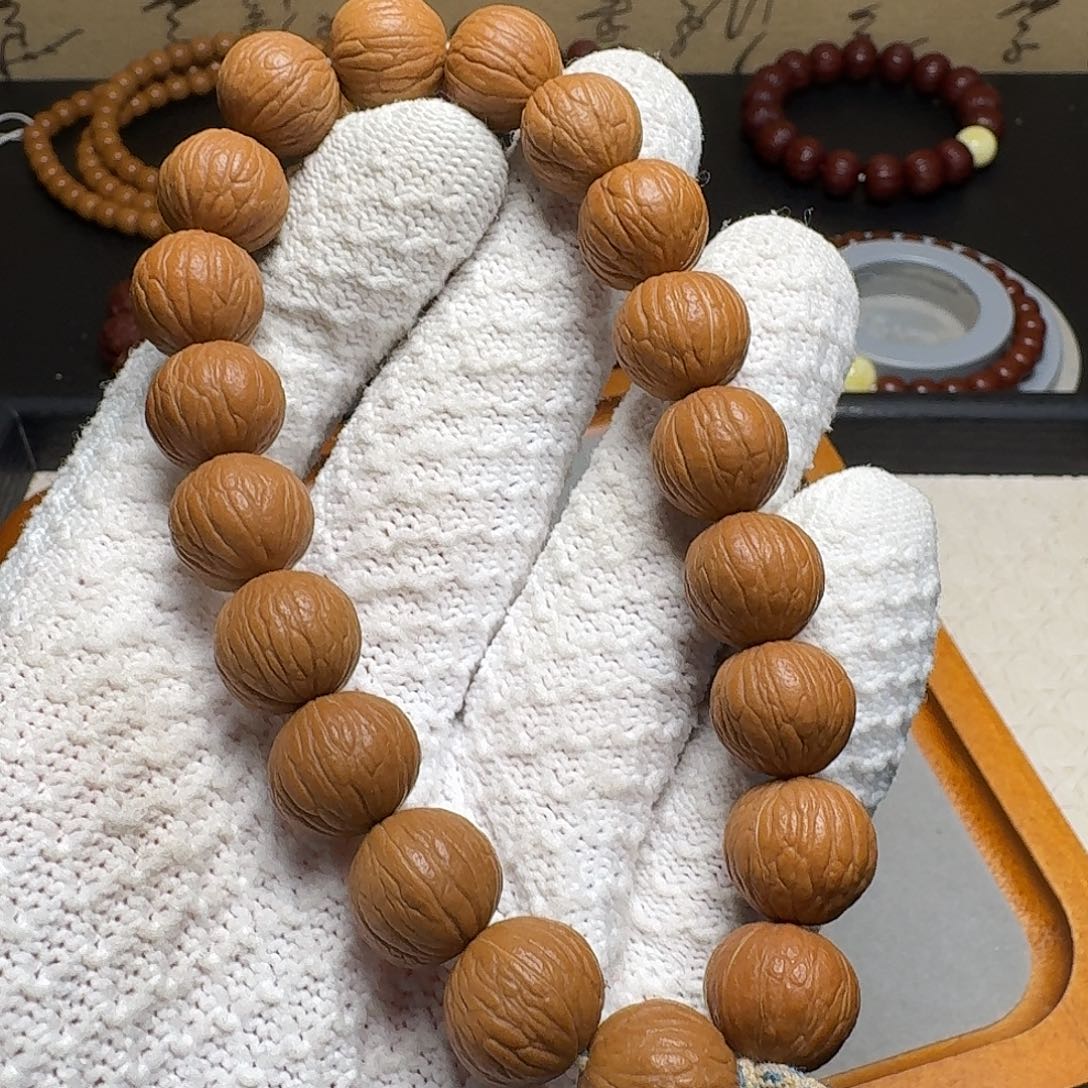 猴头核桃手串原桩凤羽手持全品